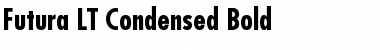 Futura LT CondensedBold Font