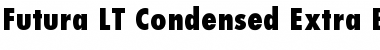 Futura LT CondensedExtraBold Font