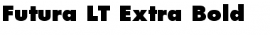 Futura LT ExtraBold Font