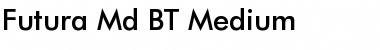 Futura Md BT Font