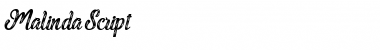 Malinda Script Font