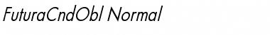 Download FuturaCndObl-Normal Font
