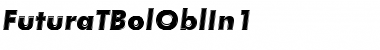 Download FuturaTBolOblIn1 Font