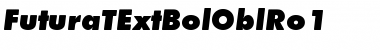 Download FuturaTExtBolOblRo1 Font