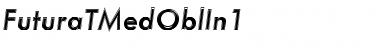 Download FuturaTMedOblIn1 Font