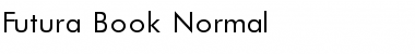 Futura_Book-Normal Regular Font