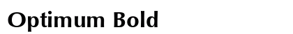 Optimum Bold preview