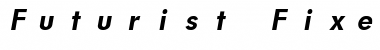 Futurist Fixed-width Bold Italic Font
