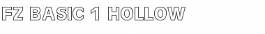 FZ BASIC 1 HOLLOW Font