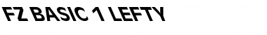 FZ BASIC 1 LEFTY Normal Font