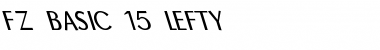 FZ BASIC 15 LEFTY Font