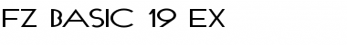 Download FZ BASIC 19 EX Font