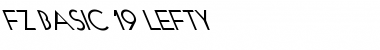 FZ BASIC 19 LEFTY Font