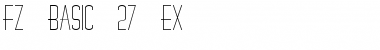 Download FZ BASIC 27 EX Font