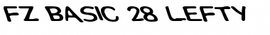 FZ BASIC 28 LEFTY Normal Font