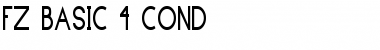 FZ BASIC 4 COND Normal Font
