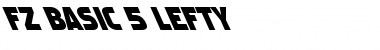 Download FZ BASIC 5 LEFTY Font