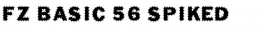 FZ BASIC 56 SPIKED Normal Font