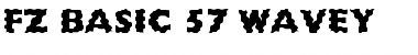 FZ BASIC 57 WAVEY Font