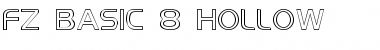 Download FZ BASIC 8 HOLLOW Font