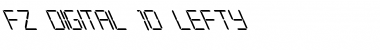 FZ DIGITAL 10 LEFTY Font