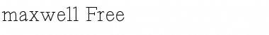Maxwell Font