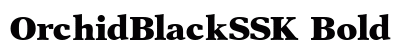 OrchidBlackSSK Bold preview