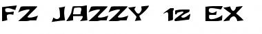 FZ JAZZY 12 EX Normal Font