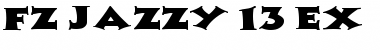 FZ JAZZY 13 EX Font