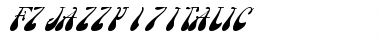 FZ JAZZY 17 ITALIC Font