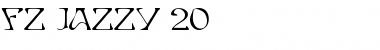 FZ JAZZY 20 Font