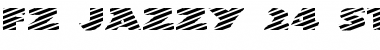 Download FZ JAZZY 24 STRIPED EX Font