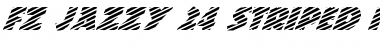 FZ JAZZY 24 STRIPED ITALIC Font