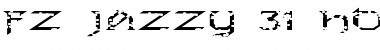 FZ JAZZY 31 HOLEY EX Normal Font