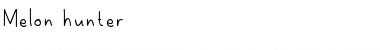Download Melon hunter Font Download Melon hunter Font