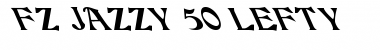 FZ JAZZY 50 LEFTY Normal Font