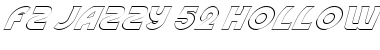 FZ JAZZY 52 HOLLOW ITALIC Font