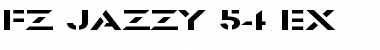 FZ JAZZY 54 EX Font