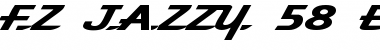 FZ JAZZY 58 EX Normal Font