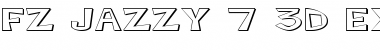 FZ JAZZY 7 3D EX Font