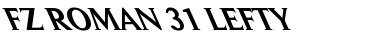 FZ ROMAN 31 LEFTY Font