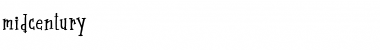 midcentury Font