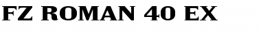 FZ ROMAN 40 EX Normal Font