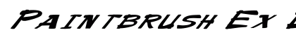 Paintbrush Ex Bold Italic Bold Italic preview