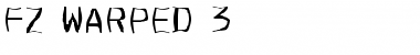 FZ WARPED 3 Normal Font