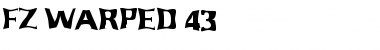 FZ WARPED 43 Font