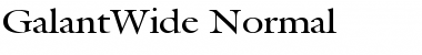 GalantWide Normal Font