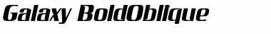 Galaxy BoldOblique Font