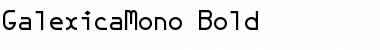 GalexicaMono Bold Font