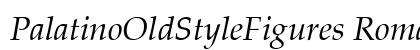 PalatinoOldStyleFigures RomanItalic preview